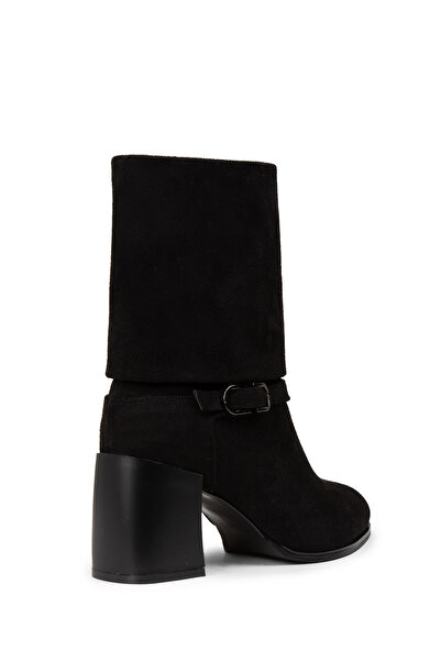 Deery Γυναικείες μαύρες μπότες με φερμουάρ