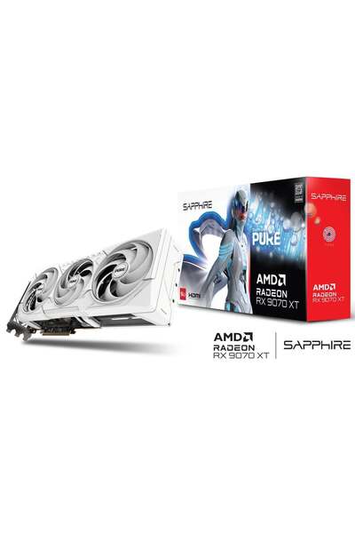 SAPPHIRE PURE AMD Radeon RX 9070 XT 16GB GDDR6 Graphics Card