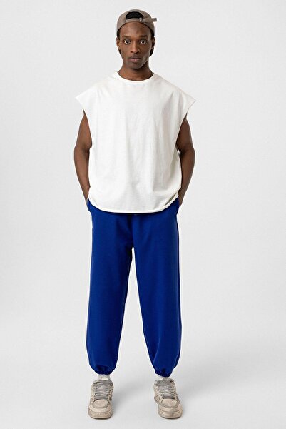 VAMOSCLO Basic Elasticated Oversize Sweatpants Bottom Saks