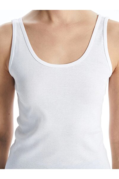 LC Waikiki Lcw Dream White U Neck Women's Undershirt