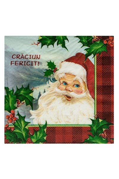 MYONNA IT & E- COMMERCE Χριστουγεννιάτικες Χαρτοπετσέτες Τραπεζιού - Άγιος Βα...