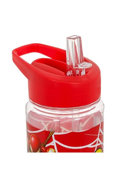 OEM Kids Water Bottle, Spiderman Web Slinger, Red, Capacity 0.65 L, Plastic