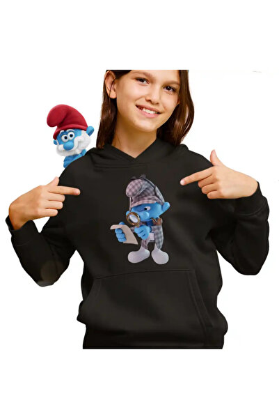 OEM Hanorac Copii Fete Strumfii Detectiv Sherlock