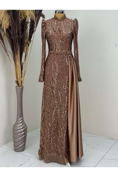 Surikka Βραδινό φόρεμα Eslina με κρεμαστό κρεμαστό στολίδι με χάντρες