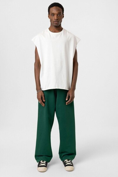 VAMOSCLO Βασικό ελαστικό παντελόνι με ελαστική μέση Nefti