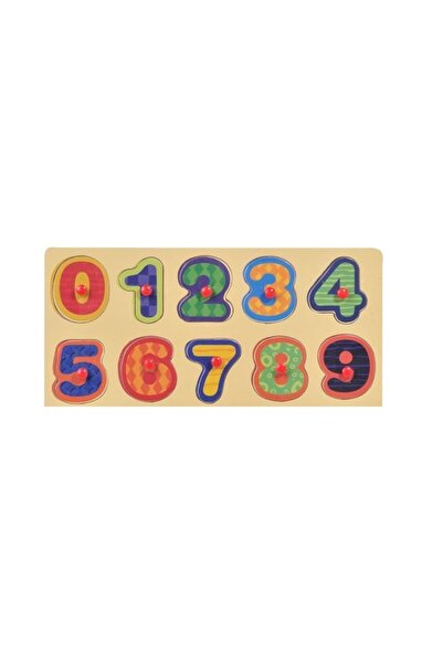 OEM Educational wooden puzzle with numbers and shapes, 15 pieces, multicolor, 30.5x30.5 cm