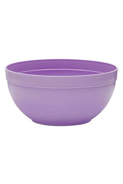 SHOPIENS Bol rotund din plastic, violet, 2,5 l, diametru 20 cm, înălțime 10 cm