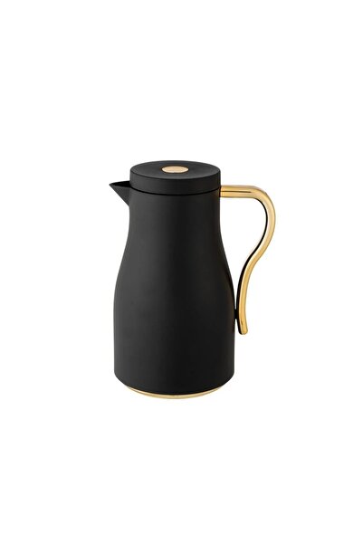 ORIAN Host Thermos Tea and Coffee Brewer 1 Liter Black Color Golden Handle