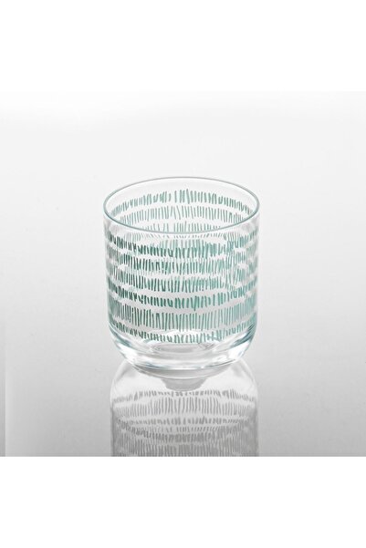 OEM Plastic Cup, Green Stripe Design, Capacity 400ml