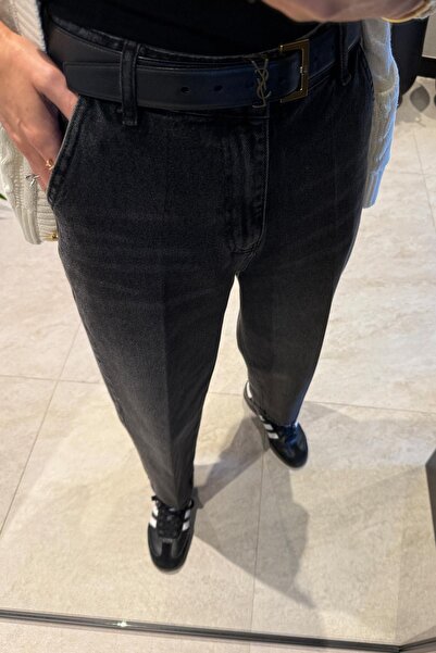 5in1Canpolat Smoked High Waist Baggy Jean Rm3004