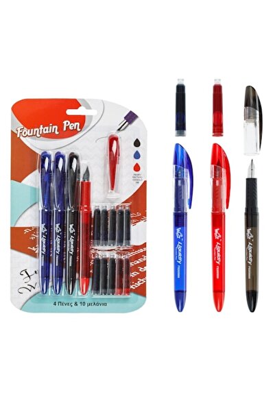 OEM Set Stilouri Mercury, Multicolor, 4 Buc, Rezerve Incluse