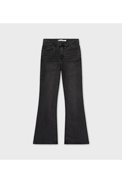 Levi's بنطلون جينز LVG 726 عالي الخصر وواسع من الأسفل للبنات من 7 إلى 16 عامًا