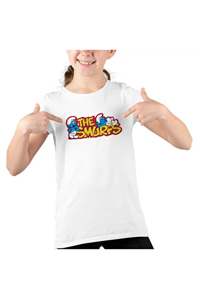 OEM Tricou Copii Fete Satul Strumfilor