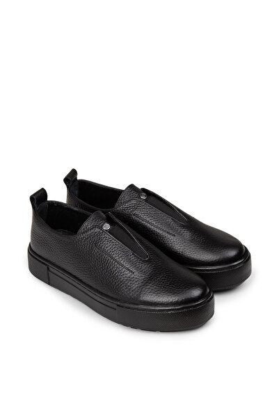 Deery Women's Genuine Leather Black Casual Shoes