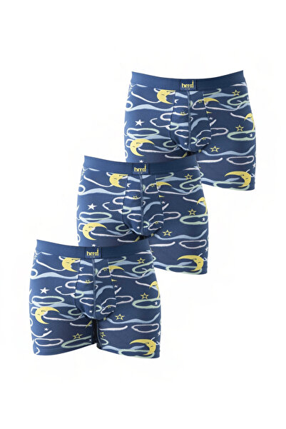 Hmd Lycra Patterned Men's Boxer Set of 3