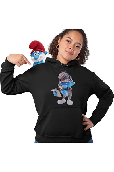 OEM Hanorac Femei Strumfii Detectiv Sherlock