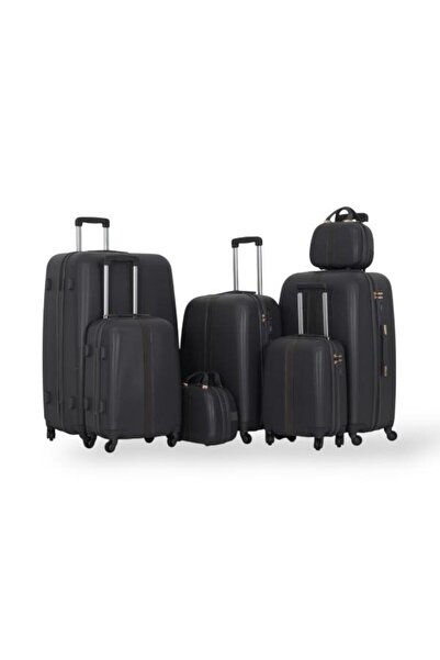 Red Sea 7-piece travel bag set, including 5 trolley bags and 2 makeup bags, with double covers