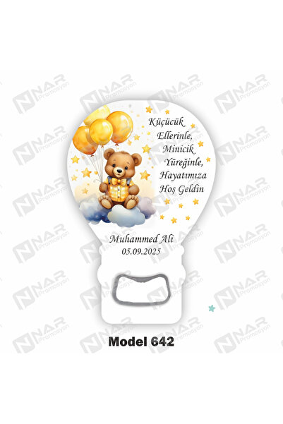 Nar Promosyon 40 Adet Mıknatıslı Açacak Magnet - Yanında Ambalaj Hediyeli - D...