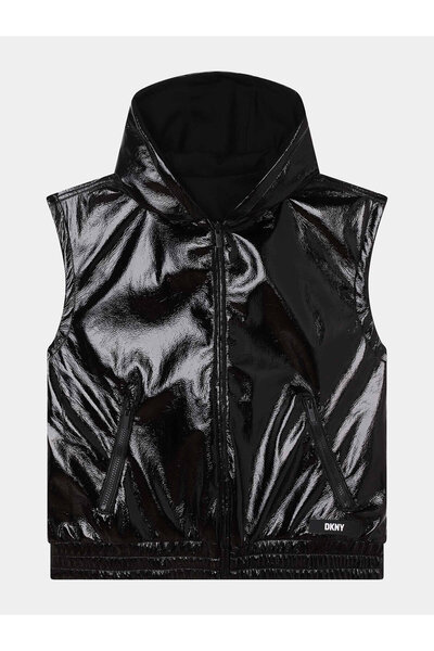 Dkny Girls Vest D36685 S Black