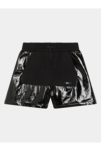 Dkny Girl's Cloth Shorts D34B17 S Black