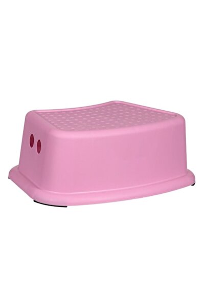 SHOPIENS Treapta Inaltatoare Copii, Roz Pastel, Plastic, Dimensiuni 36x24x12.5cm, Greutate Maxima 50kg, MYONN