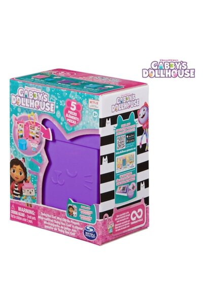 MYONNA IT & E- COMMERCE Clip-On Play Set, Spin Master, Gabby's Dollhouse, Multicolor, 5 Pieces