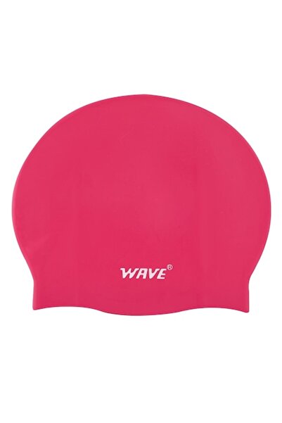 MYONNA IT & E- COMMERCE Wave Silicone Swim Cap, Pink, One Size
