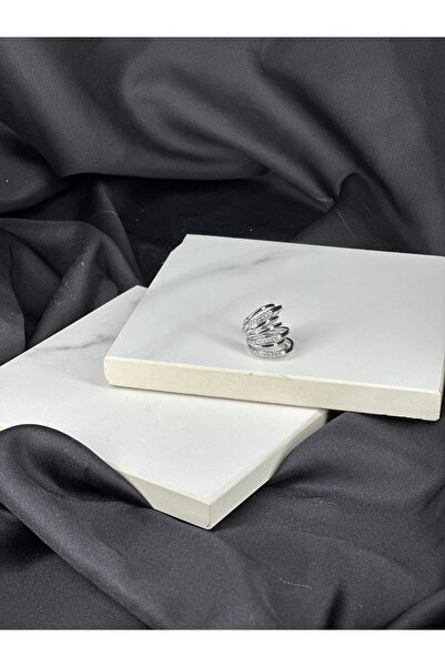 Unzilee Silver Zircon Stone Design Earcuff Steel Earring No Hole Required