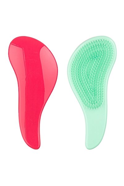 MYONNA IT & E- COMMERCE Perie de descurcat cu mâner ergonomic, roșie/verde, 1...