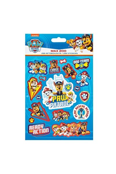 OEM Set Autocolante Paw Patrol, 200 Bucati, Multicolor, 15x23cm