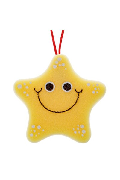 MYONNA IT & E- COMMERCE Burete de baie în formă de stea, galben, 15x3x15 cm