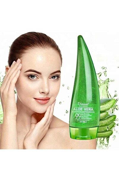 Disaar Aloe Vera Gel 99% Soothing and Moisturizing Gel Oil Control Acne After...
