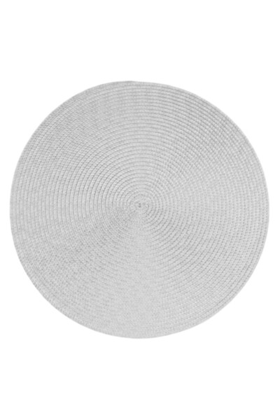 SHOPIENS Farfurie rotundă, gri deschis, 38 cm