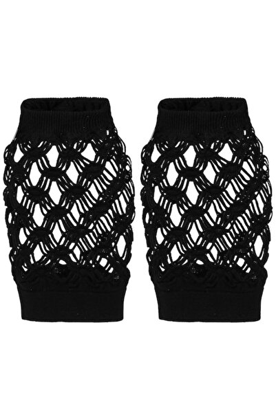 ANTBRO Mănuși scurte negre din plasă, deghizate