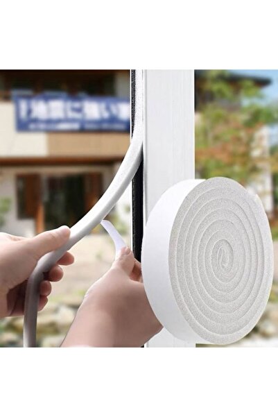 SHOPIENS Door/Window Insulation Tape, Draft Seal, White, Waterproof, 5.5 m x 9 mm - MYONNA