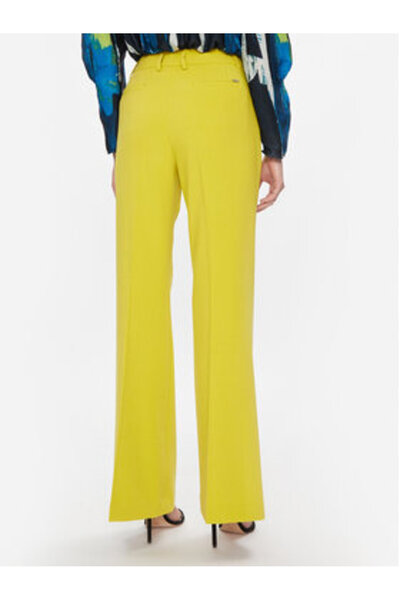 Dkny Women's Fabric Trousers UK3PX024 Yellow