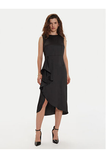 Dkny Rochie de cocktail pentru femei DD4GTB81 Neagră