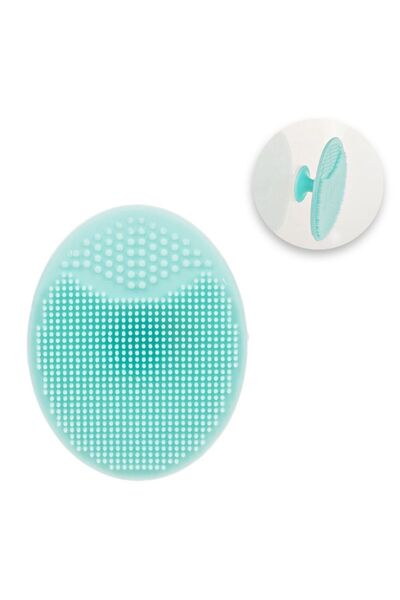 SHOPIENS Perie de silicon pentru bebeluși, Honeybaby, Mâner moale, Verde, 5x6...