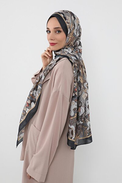 Aisha's Design Patterned Voile Shawl, Sal-110