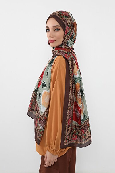 Aisha's Design Patterned Voile Shawl, Sal-132