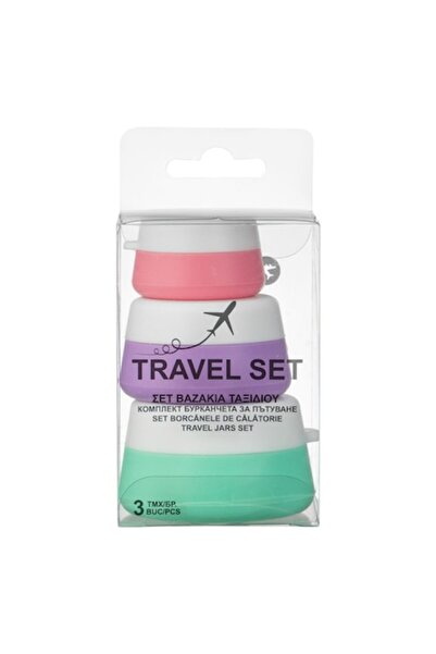 MYONNA IT & E- COMMERCE Travel Silicone Container Set, Multicolor, 10ml/20ml/30ml (3 pcs)