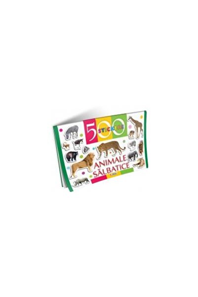Editura Unicart 500 Stickere - Animale salbatice