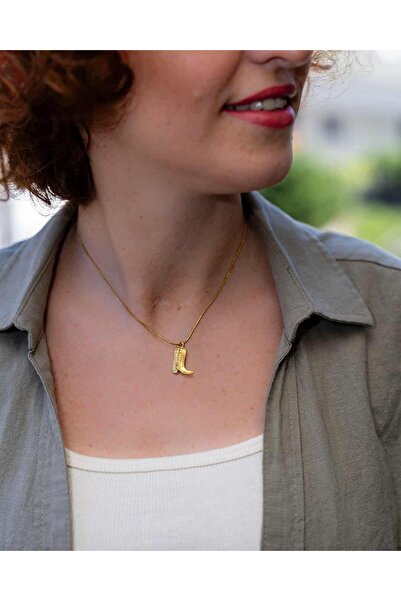 Portakal Esintisi قلادة من الفولاذ على شكل حذاء رعاة البقر من ويسترنيلا