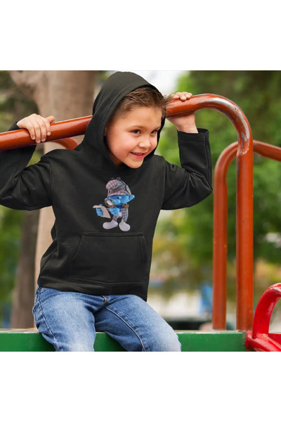 OEM Hanorac Copii Baieti Strumfii Detectiv Sherlock