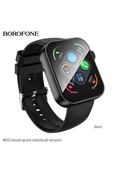 Borofone Smartwatch BD13 cu apelare negru