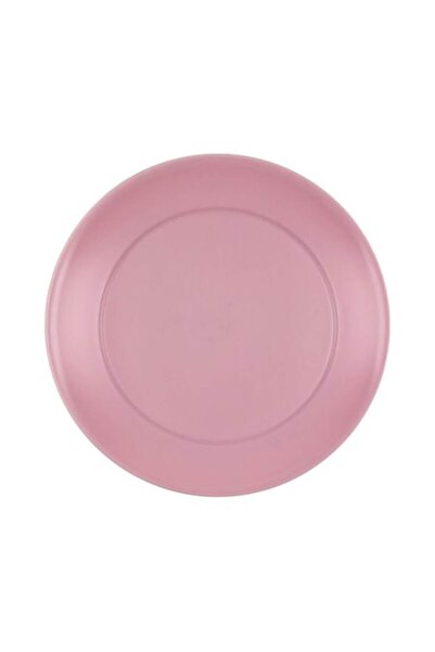 OEM Fruit Plate, Powder Pink, Plastic, 20 cm Diameter