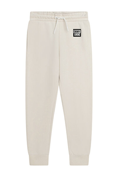 Dkny Pantaloni de trening pentru fete D34A85 albi