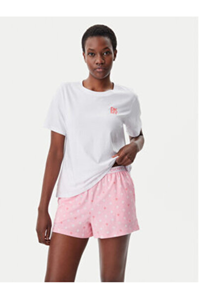 Dkny Women's Pajamas YI90042 White, Pink
