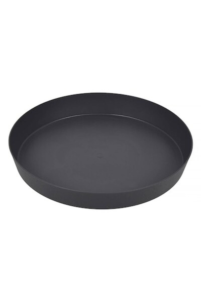OEM Flower Pot Saucer, Plastic, Diameter 24.5 cm, Height 3.3 cm, Anthracite