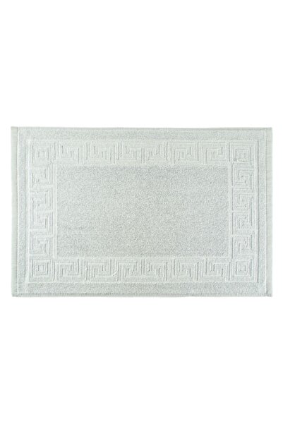 MYONNA IT & E- COMMERCE Meander Bath Mat, Cotton, Gray, 60x40cm
